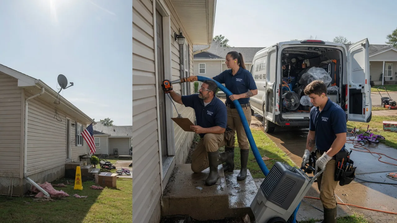 Ceiling Water Damage Restoration in Lavinia, TN near me